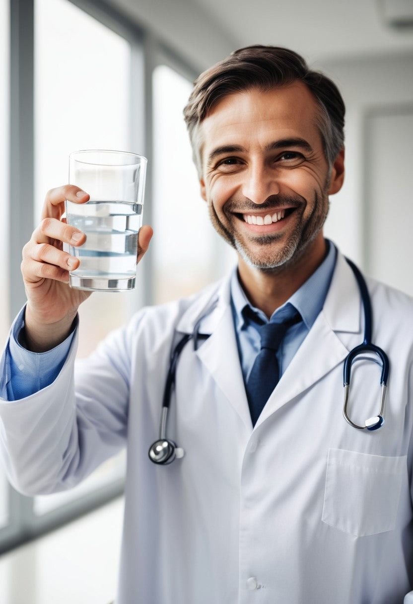 A Doctor With Glass