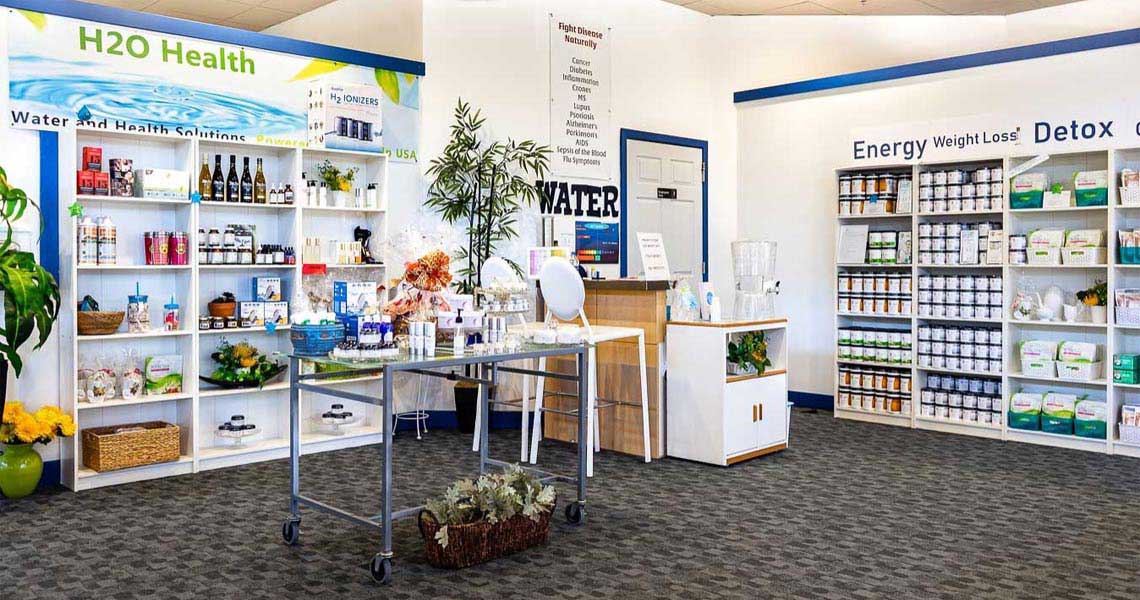 H2O Health Store Interior